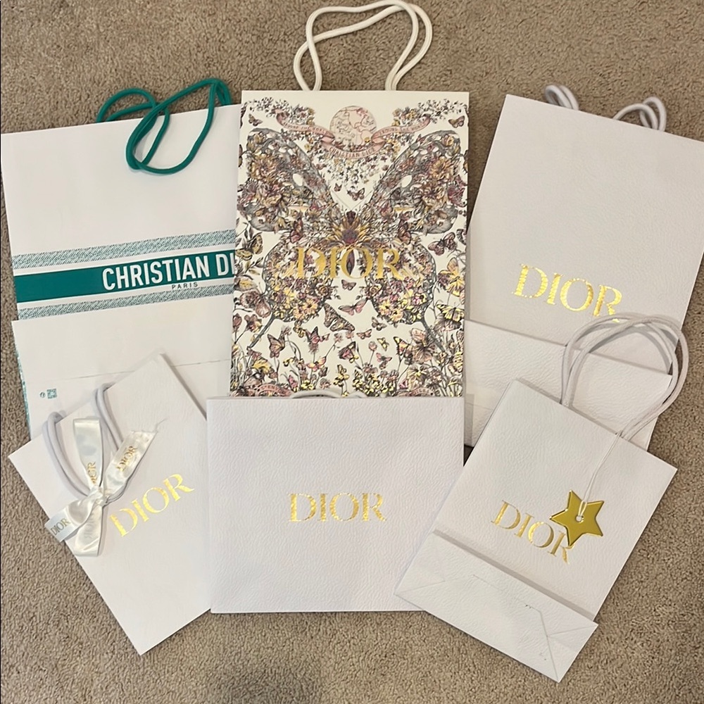 Dior White and Multicolor Women's Bags Set